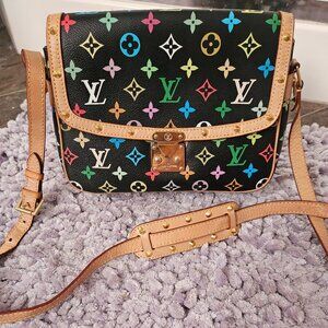 COPY - Multicolor leather satchel